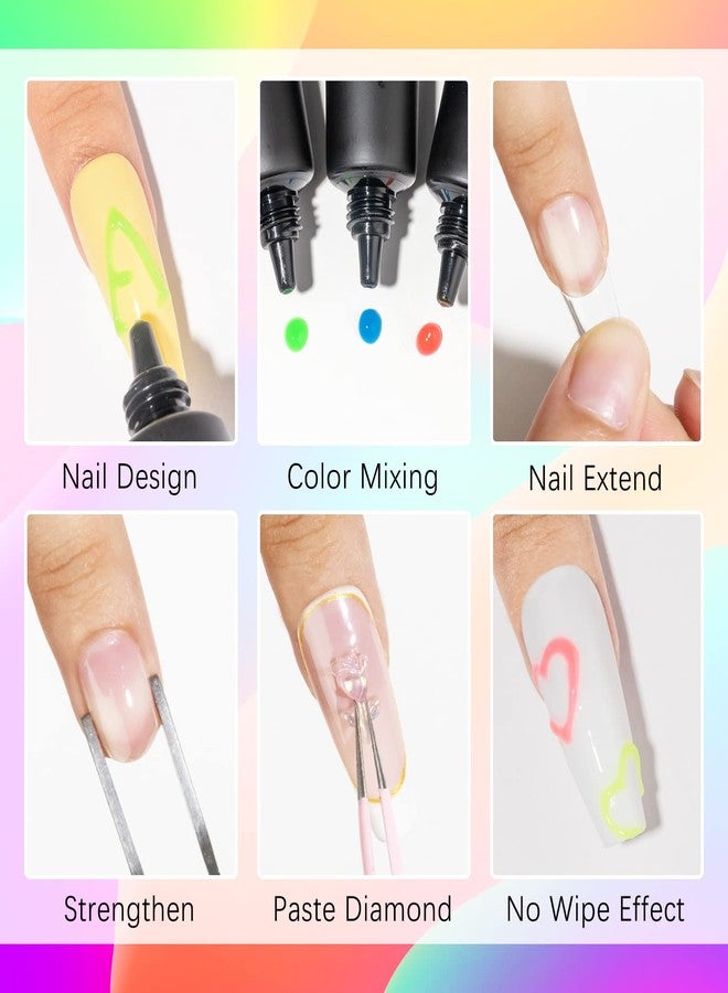 سوبوي جل نحت ثلاثي الأبعاد مضيء في الظلام من سوبوي، 8 ألوان، لفن الأظافر، نحت وتلوين وتشكيل الأظافر، جل مثالي للعناية بالأظافر في المنزل، مجموعة أدوات صالون تجميل الأظافر المنزلية - Image 5